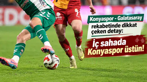 Konyaspor - Galatasaray rekabetinde dikkat çeken detay: İç sahada Konyaspor üstün!
