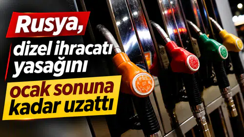 Rusya dizel ihracatı yasağını ocak sonuna kadar uzattı