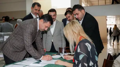 Başkan Fatih Özgökçen Konya Barosu seçimlerinde oyunu kullandı