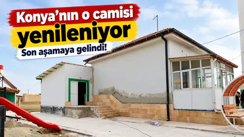 Konya'nın o camisi yenileniyor: Son aşamaya gelindi!