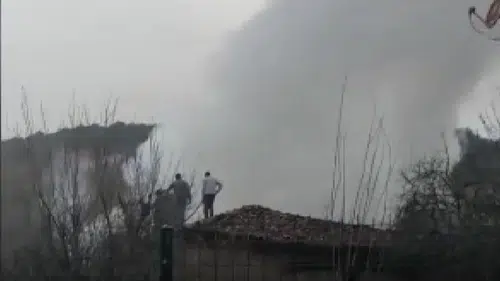 Evlerinde yangın çıkan çift öldü