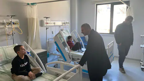 Konya'da hastalara moral, Yunak’ta gönüller ısındı