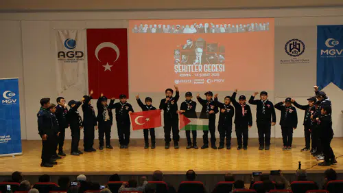 Şehitler Gecesi unutulmadı