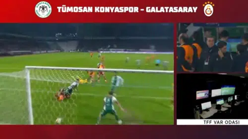 Konyaspor - Galatasaray maçı VAR kayıtları açıklandı!