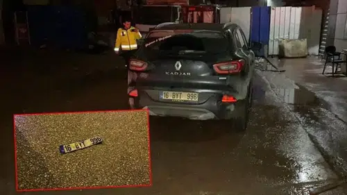 Motosikletliye çarpıp kaçan sürücü, düşen plakadan tespit edildi