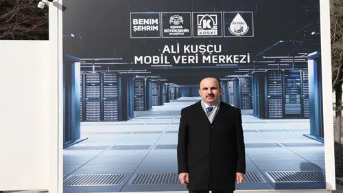 Başkan Altay, KOSKİ mobil veri merkezini inceledi