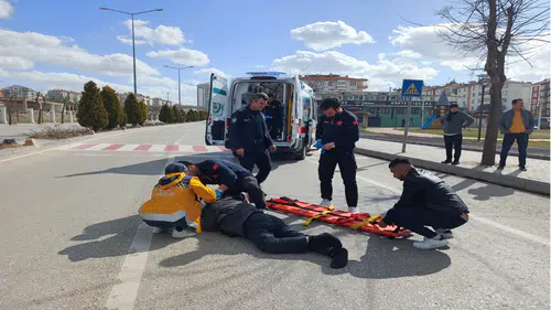 Minibüsün çarpması ile 32 metre ileri fırlayan yaya öldü