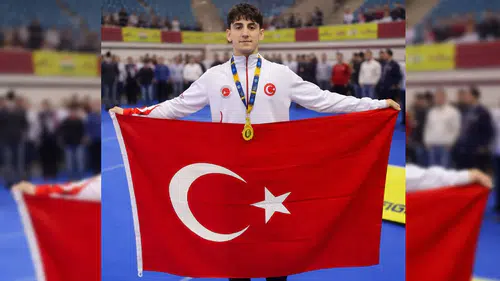 Selçuklu Kick Boks'ta büyük gurur! Tamer Kurt altınla döndü