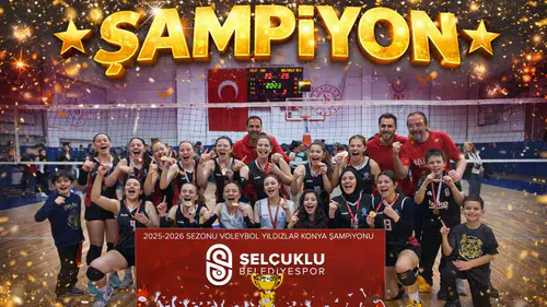 Selçuklu Belediyspor Konya Şampiyonu! Rota Türkiye Şampiyonluğu'nda