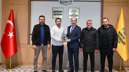 Konyaspor Başkan Altay ile bir araya geldi