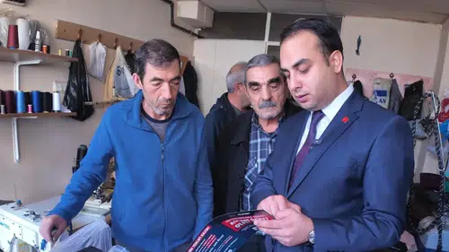 CHP Konya sahada: Esnafın sorunları tek tek not alındı