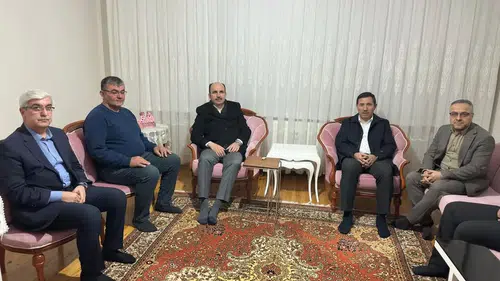 İş kazası sonrası ilk ziyaret Başkan Altay’dan