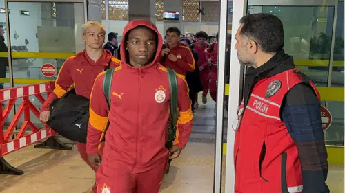Galatasaray kafilesi Konya'ya geldi