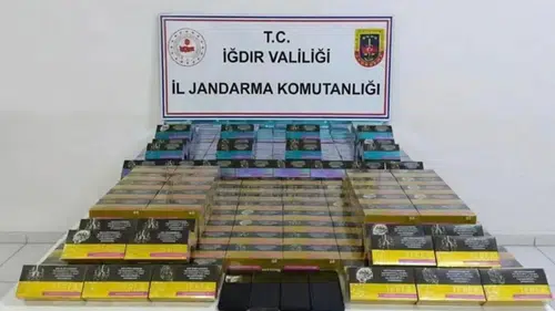 3 bin elektronik sigara ve kaçak telefon ele geçirildi