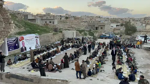 Konya Büyükşehir, Suriye'de iftar sofraları kuruyor