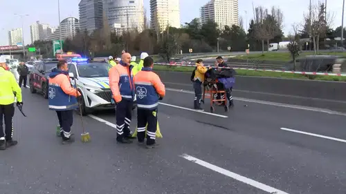 Şoföre önce otomobil ardından cip çarptı