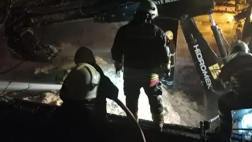 Samanlıkta çıkan yangın ahıra sıçradı; 25 büyükbaş öldü