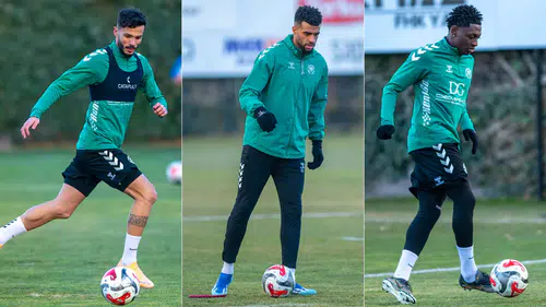 Konyaspor’un yeni transferleri ilk antrenmanına çıktı