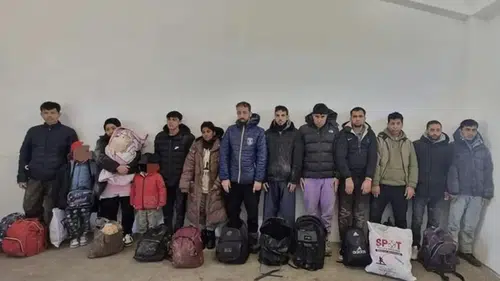 14 kaçak göçmen yakalandı