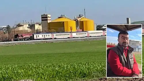 Trenin çarptığı yaya öldü