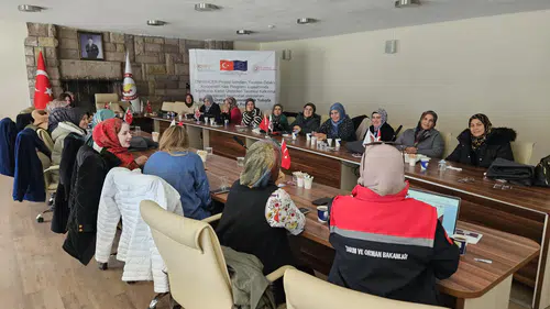 Konya'da kadın emeğine kırsalda güçlü destek!