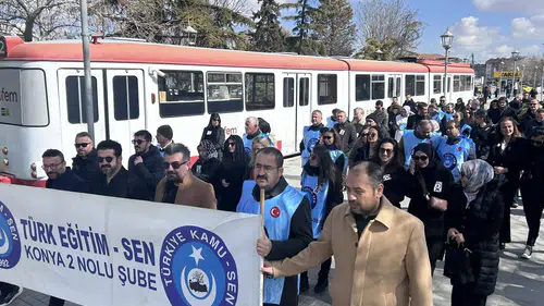 Konya'da iş bırakma eylemi: TES sokakta!