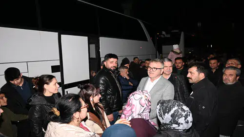 Başkan Ustaoğlu, Umrecileri uğurladı