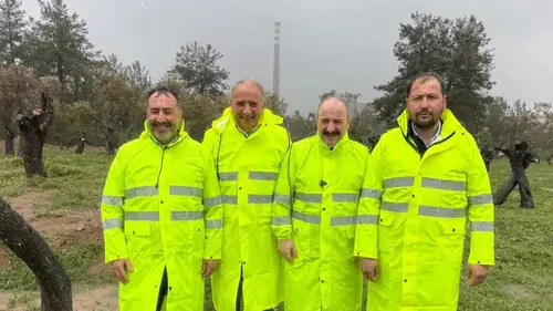 AK Parti Konya heyeti zeytinlikleri ve enerji çalışmalarını inceledi