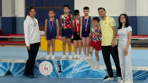 Konya’da trampolin şampiyonları madalyalarına kavuştu!