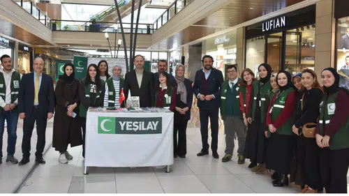 Konya’da Yeşilay Haftası yoğun geçti: 5 binden fazla kişiye ulaşıldı
