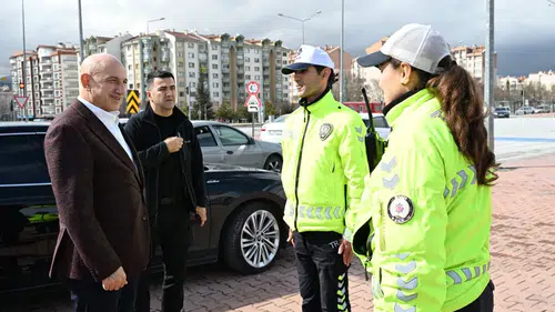 Konya Emniyeti bayramda görev başındaydı!
