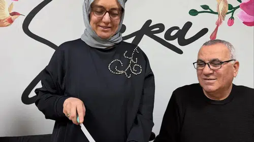 Peker çiftinin mutlu günü