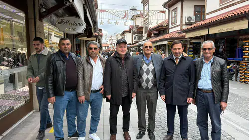 Başkan Kılca ve Konya Milletvekili Baykan esnafın sorunlarını dinledi