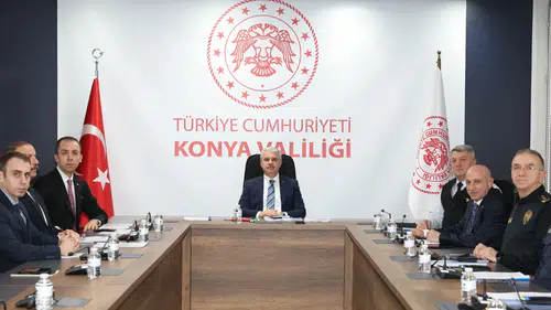 Konya'da Vali Akın başkanlığında yatırımlar değerlendirildi