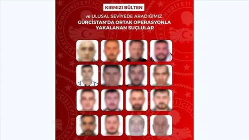 Kırmızı bültenle aranan 3 kişi Gürcistan'da yakalandı