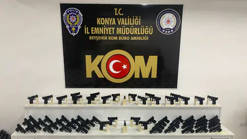 Konya’da silah kaçakçılığına büyük darbe