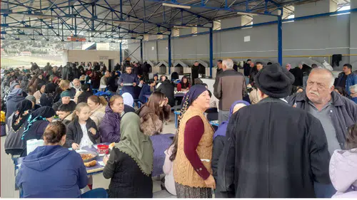 Elmalı Tekkeköy’de bayramlaşma