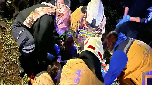 Takla atan otomobildeki 1 kişi öldü, 1'i ağır 3 kişi yaralandı