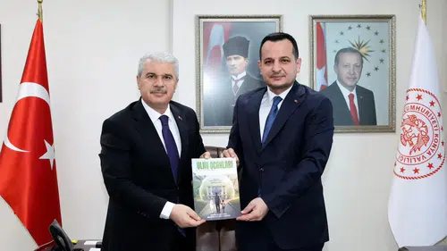 Ülkü Ocakları Konya İl Başkanı Türkoğlu’ndan Vali Akın’a ziyaret