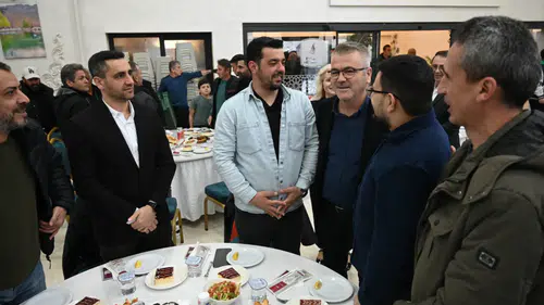 Başkan Ustaoğlu, çalışma arkadaşlarıyla buluştu