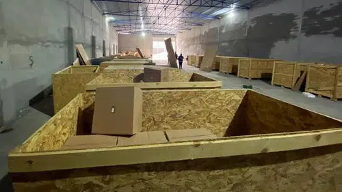 12 milyon 500 bin gümrük kaçağı makaron ele geçirildi