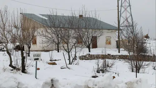 Konya'da kar yağışı sonrası görsel şölen oluştu!