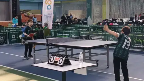 Okul sporları masa tenisi heyecanı Konya’da yaşandı!