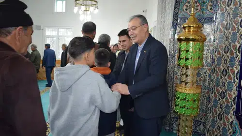 Konya ilçesinde bayramlaşma coşkusu