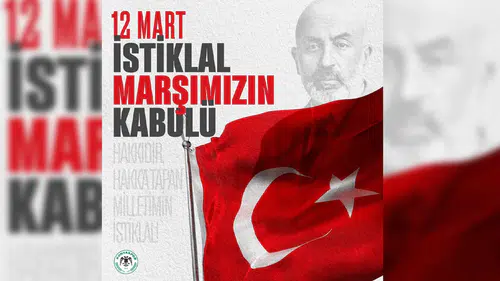 Konyaspor’dan İstiklal Marşı yıldönümü kutlaması