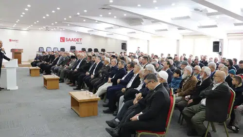Saadet Partisi Konya’da bayramlaşmaya yoğun ilgi