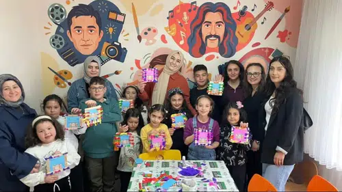 Konya'da bayramın tadını en çok çocuklar çıkardı!