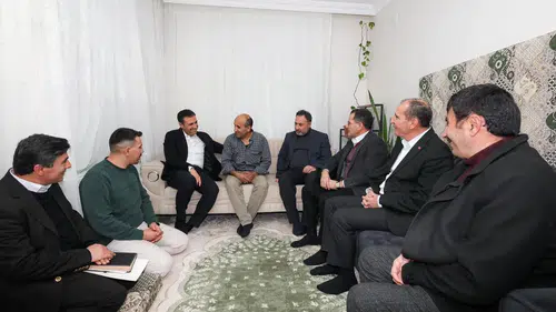 Konya protokolü şehit ailelerini yalnız bırakmıyor