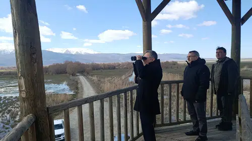 Müdür Çatalçam Konya ilçesinin ekosistemini ve su seviyesini inceledi