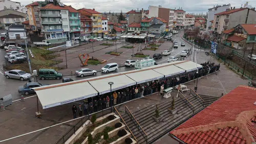Konya'da cenaze alanına hava engeli ortadan kalktı: Başkandan duyarlı davranış!
